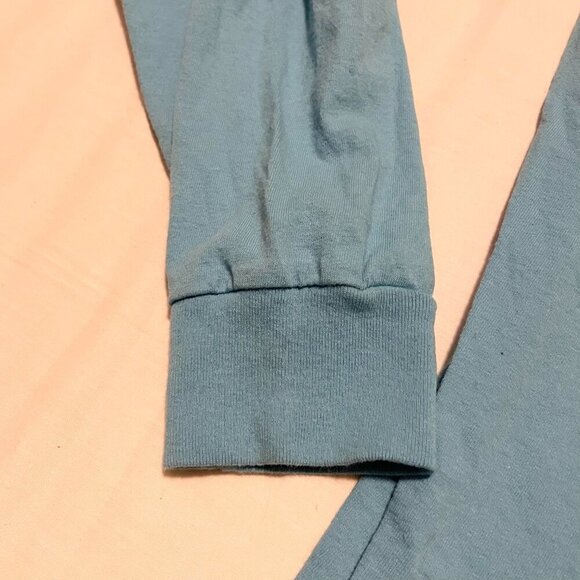 Vintage Gorillaz Long Sleeve T Shirt Double Sided Graphic Size Medium Y2K Blue - Picture 14 of 16